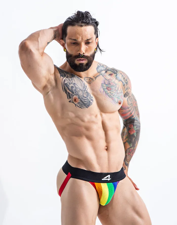 Cut4Men Female Sex Toys | Cut4Men - Sexy Jockstrap -  Pride - Rainbow