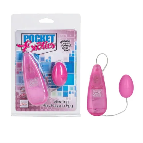 CalExotics Vibrators | Pocket Exotics Vibrating Passion Egg - Pink