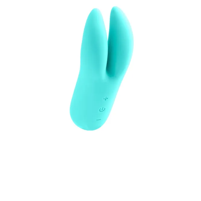 Kitti Rechargeable Dual Vibe Tease Me Turquoise Vedo Vibrators