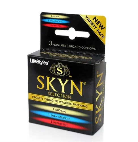 Lifestyle Condoms Enhancers Lifestyles Skyn Selection Variety Pack 3 Pack