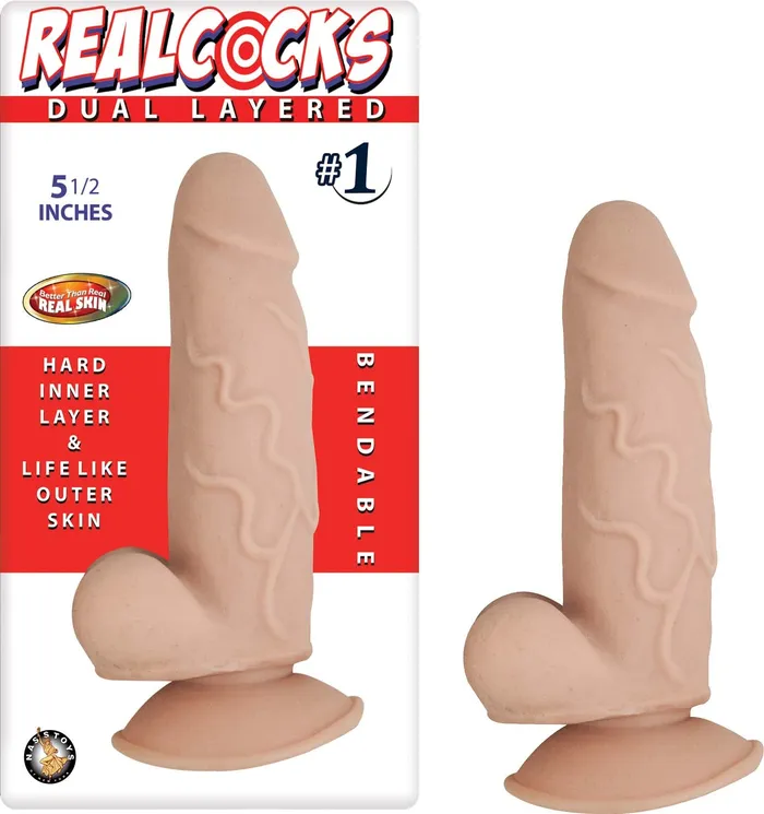 Nasstoys Dildos Realcocks Dual Layered 1 Flesh