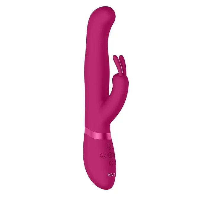 VIVE IZARA Rechargeable Rotating Bead Rabbit Vibrator Pink Shots America Vibrators