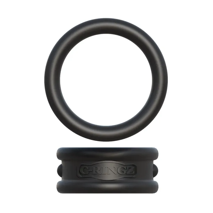 Anal Fantasy CRingz Max Width Silicone Rings Black Pipedream
