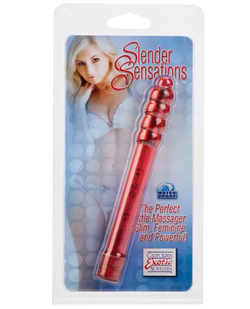California Exotic Novelties Vibrators Slender Sensations Red