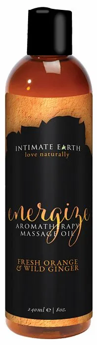 Intimate Earth Couples Intimate Earth Energize Massage Oil 8 Oz