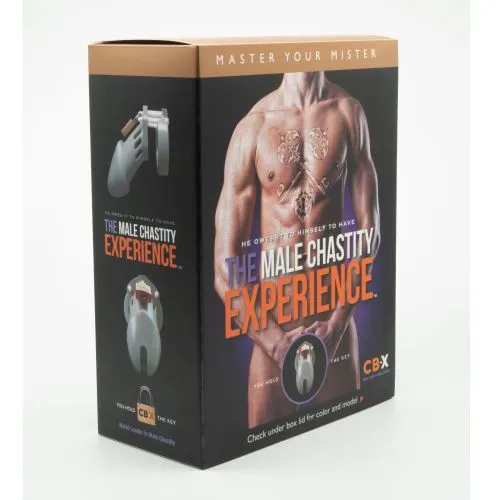 Male Sex Toys Cb6000s Kit 25in Clear Cock Cage Small CBX Male Chastity