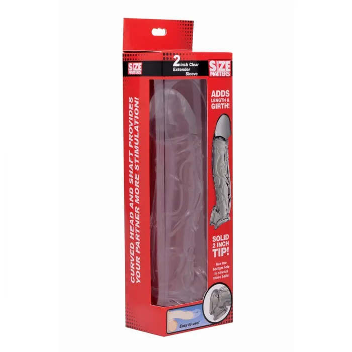 Male Sex Toys Size Matters Size Matters 2 Inch Penis Extender Sleeve Clear Male Sex Toys Size Matters Size Matters 2 Inch Penis Extender Sleeve Clear
