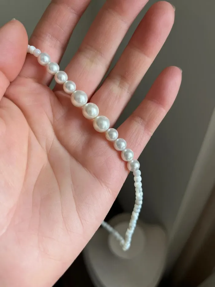 miss sunday Vibrators Shell pearl necklace