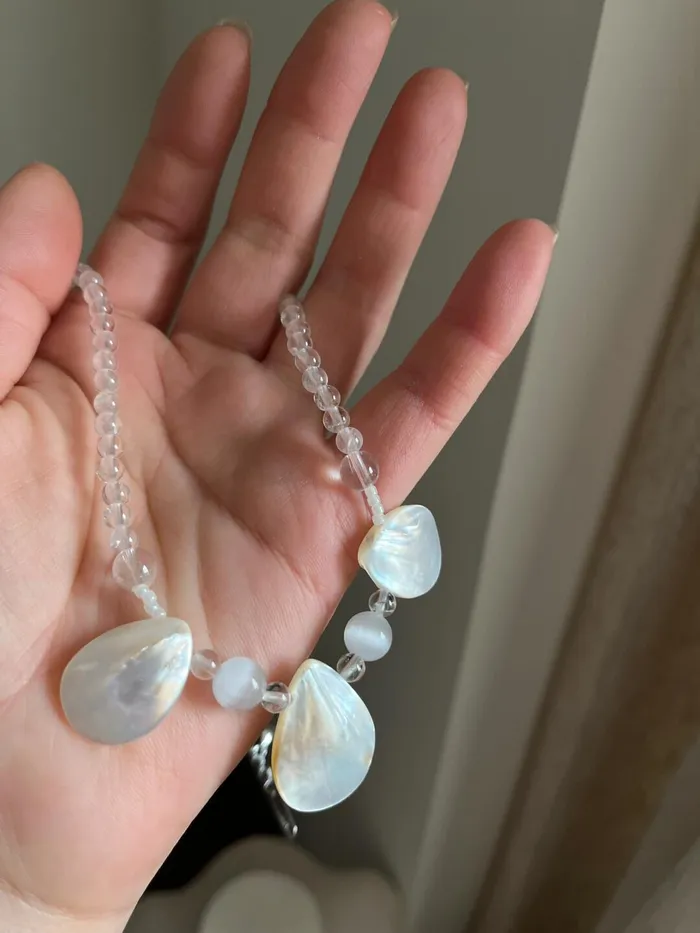 miss sunday Vibrators Shell pearl necklace