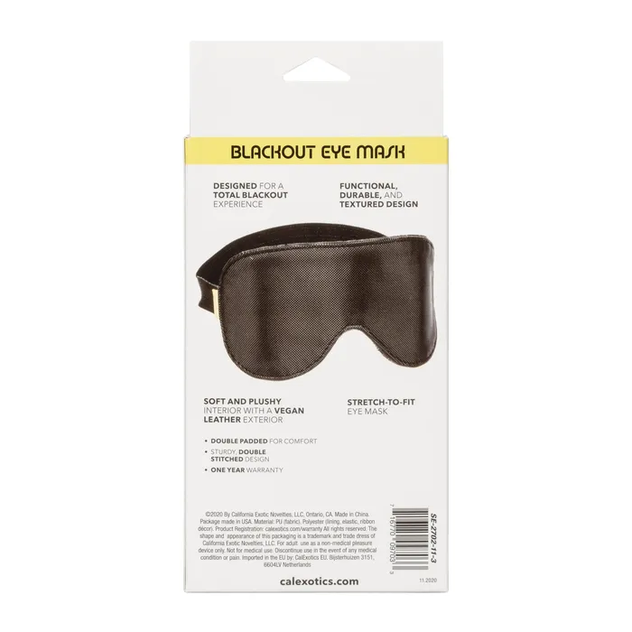 California Exotic Novelties Vibrators Boundless Blackout Eye Mask
