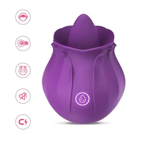 Vibrators Purple Rose Vibrator 3ZToyBox