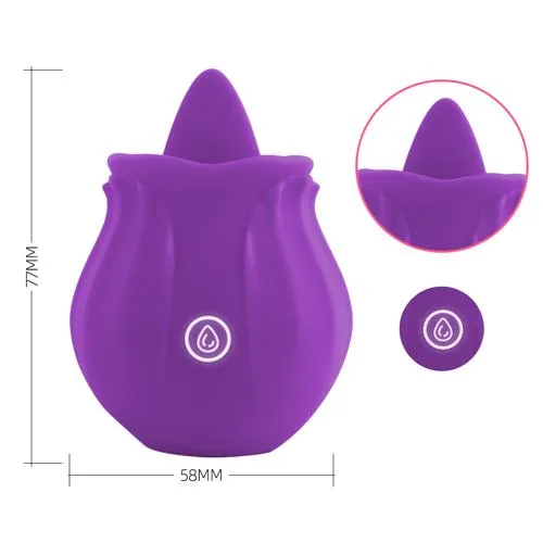 Vibrators Purple Rose Vibrator 3ZToyBox