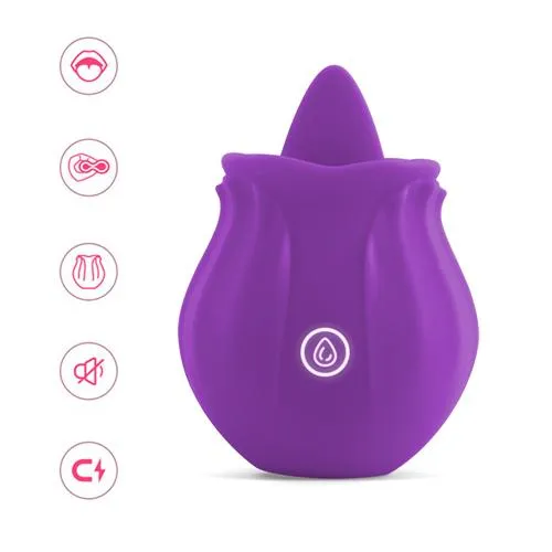 Vibrators Purple Rose Vibrator 3ZToyBox