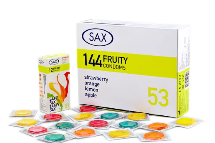 Sax Female Sex Toys Fruity 12s Condoms