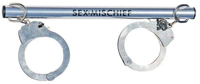 Sport Sheets Couples SmallSpreader Bar Metal Cuffs