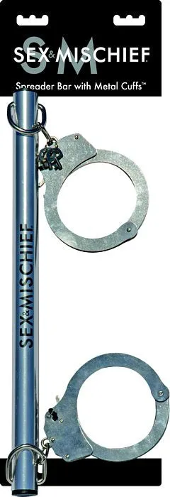 Sport Sheets Couples SmallSpreader Bar Metal Cuffs