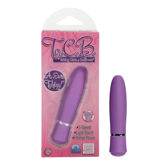 Vibrators California Exotic Novelties Tcb Taking Care of Business Purple