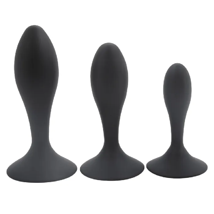 Male Sex Toys Dark Amour Silicone Bulbed Anal Plug