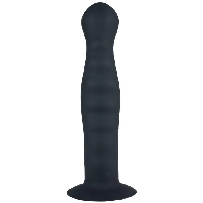 Rippled Silicone Probe Suction Cup for HandsFree Fun Pink BOB Anal