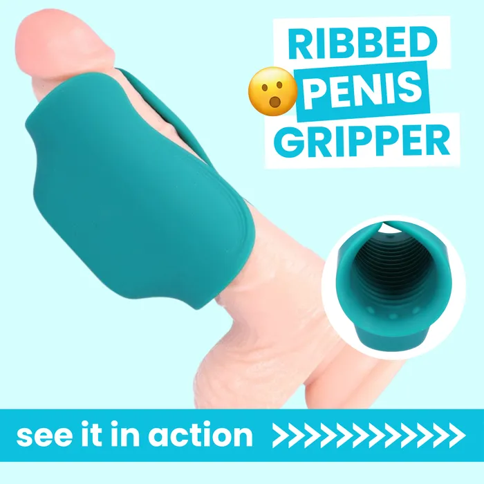 Vibrating Ribbed Silicone Penis Gripper Stroker Rechargeable HJ BJ Aide TooTimidcom Male Sex Toys Vibrating Ribbed Silicone Penis Gripper Stroker Rechargeable HJ BJ Aide TooTimidcom Male Sex Toys