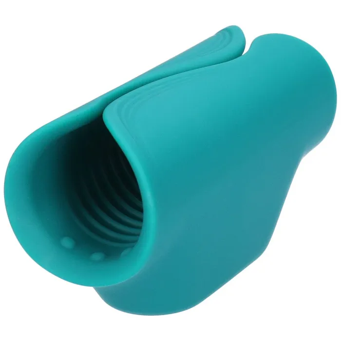 Vibrating Ribbed Silicone Penis Gripper Stroker Rechargeable HJ BJ Aide TooTimidcom Male Sex Toys