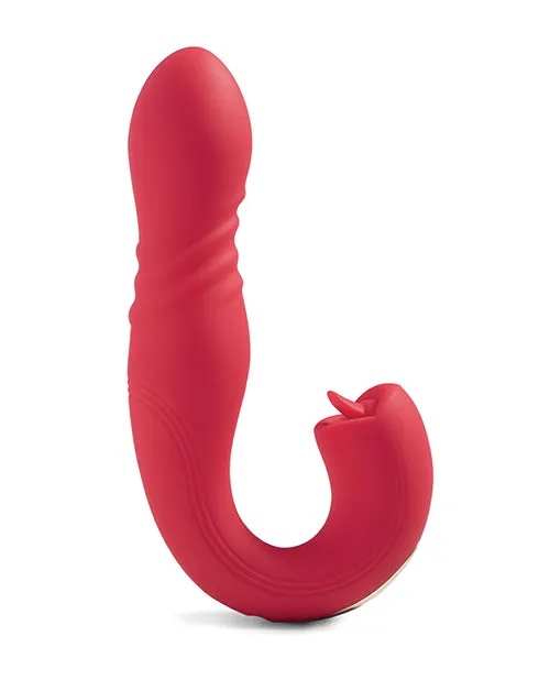 Vibrators Honey Play Box Joi App Controlled Thrusting Gspot Vibrator Clit Licker