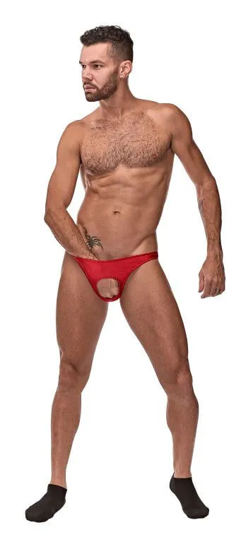 Anal Male Power Lingerie Pouchless Briefs in Red OS by Male Power Underwear A Daring Choice for Uninhibited Comfort Anal Male Power Lingerie Pouchless Briefs in Red OS by Male Power Underwear A Daring Choice for Uninhibited Comfort