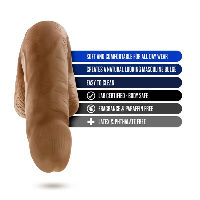 Blush Anal Performance By Blush Mocha 5Inch Packer Bulge