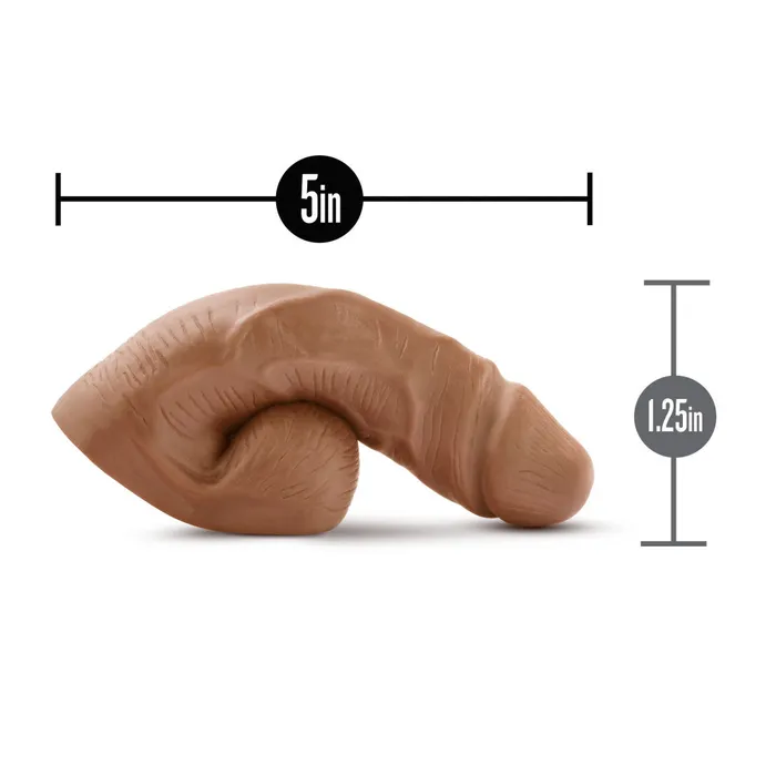 Blush Anal Performance By Blush Mocha 5Inch Packer Bulge