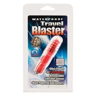 California Exotic Novelties Vibrators TRAVEL BLASTER RED WP