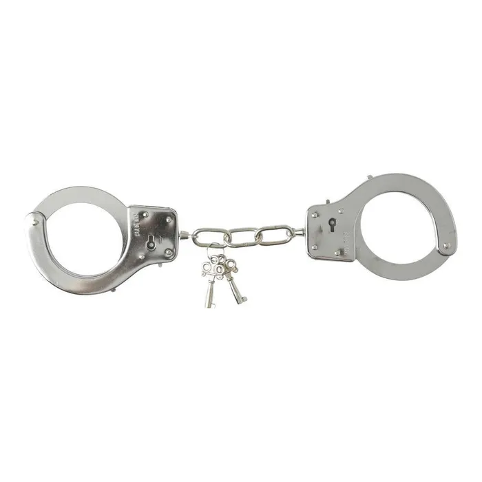 Couples SEX MISCHIEF METAL HANDCUFFS NICKEL FREE Sport Sheets