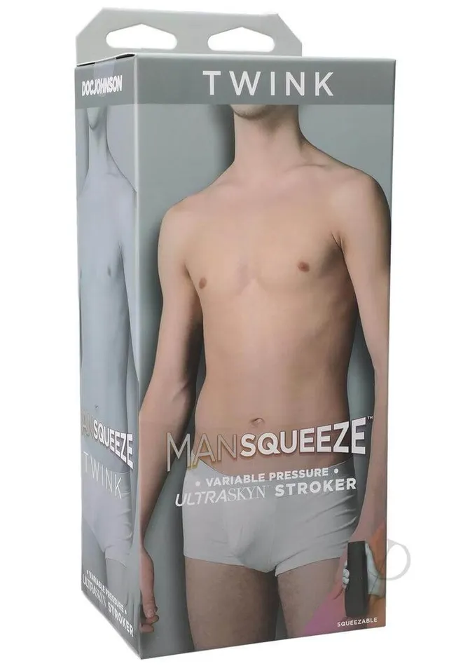 Doc Johnson Enterprises Male Sex Toys Man Squeeze Twink Ass Masturbator Realistic ULTRASKYN Stroker Doc Johnson Enterprises Male Sex Toys Man Squeeze Twink Ass Masturbator Realistic ULTRASKYN Stroker