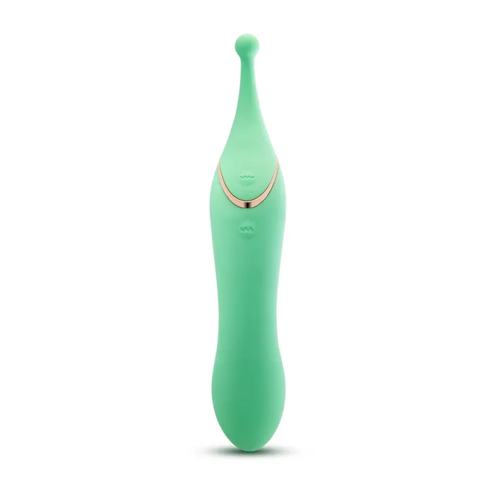 Female Sex Toys Blush Blush Collection Stella 7 Inch DualEnded Clitoral GSpot Vibrating Wand With Precision Stimulation In Green