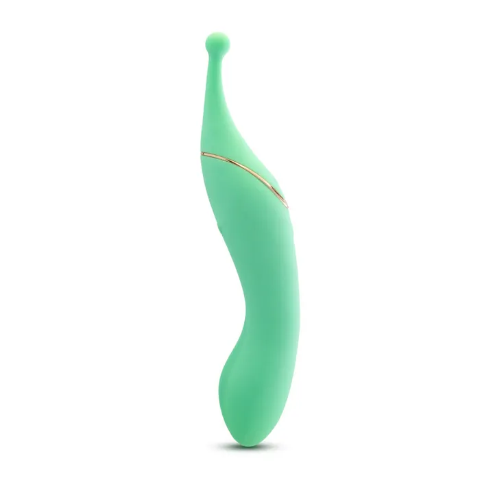 Female Sex Toys Blush Blush Collection Stella 7 Inch DualEnded Clitoral GSpot Vibrating Wand With Precision Stimulation In Green