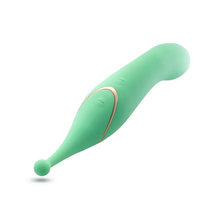 Female Sex Toys Blush Blush Collection Stella 7 Inch DualEnded Clitoral GSpot Vibrating Wand With Precision Stimulation In Green