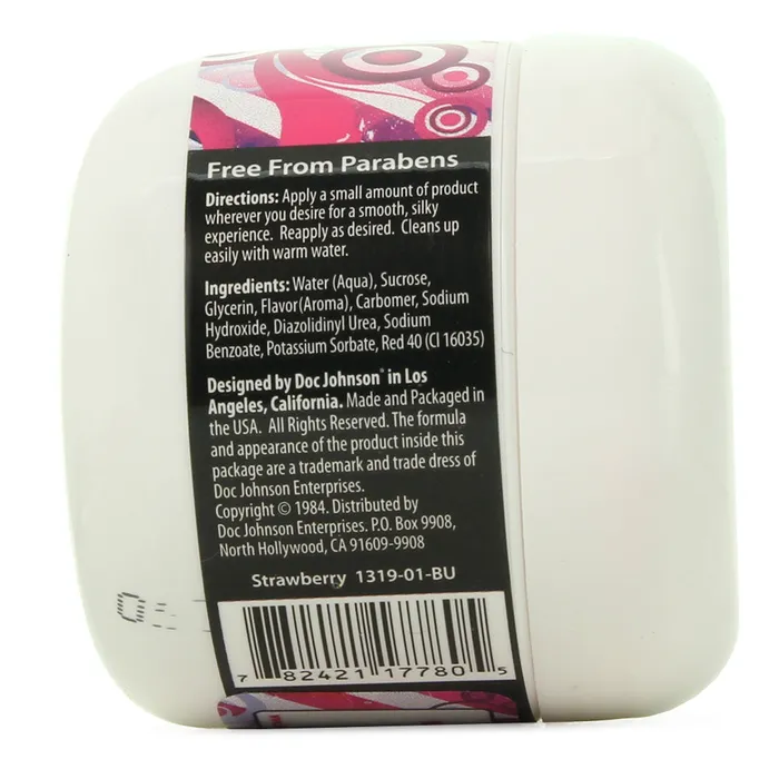 Female Sex Toys Doc Johnson Pussy Licker Strawberry Oral Sex Gel in Strawberry