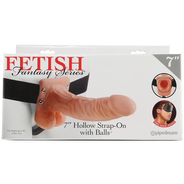 Fetish Fantasy 7 Inch Hollow StrapOn with Balls in Flesh Pipedream Female Sex Toys Fetish Fantasy 7 Inch Hollow StrapOn with Balls in Flesh Pipedream Female Sex Toys