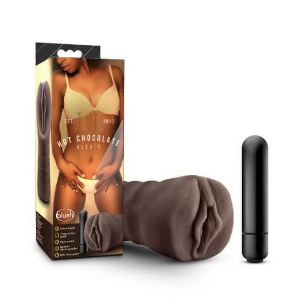 Male Sex Toys Blush Novelties Hot Chocolate Alexis Brown Vibrating Vagina Stroker Male Sex Toys Blush Novelties Hot Chocolate Alexis Brown Vibrating Vagina Stroker