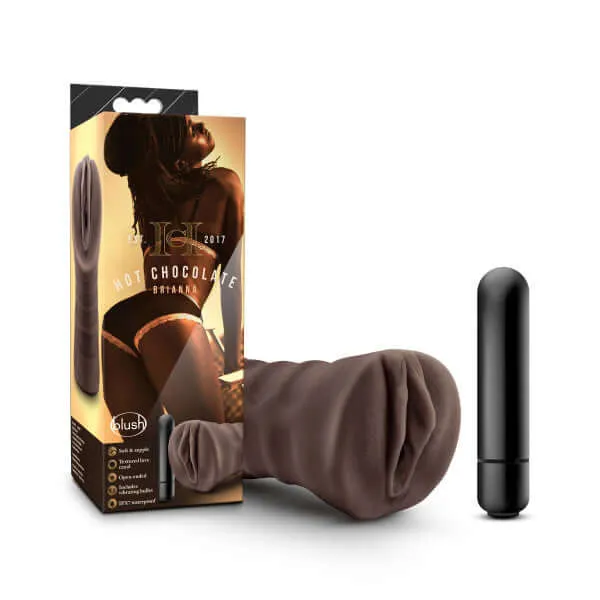 Male Sex Toys Hot Chocolate Brianna Brown Vibrating Vagina Stroker Realistic Pleasure with Ribbed Sensation Blush Novelties Male Sex Toys Hot Chocolate Brianna Brown Vibrating Vagina Stroker Realistic Pleasure with Ribbed Sensation Blush Novelties