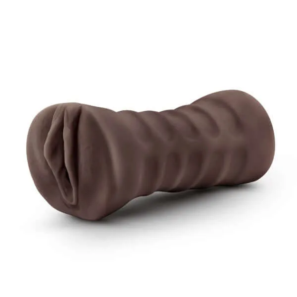 Male Sex Toys Hot Chocolate Brianna Brown Vibrating Vagina Stroker Realistic Pleasure with Ribbed Sensation Blush Novelties