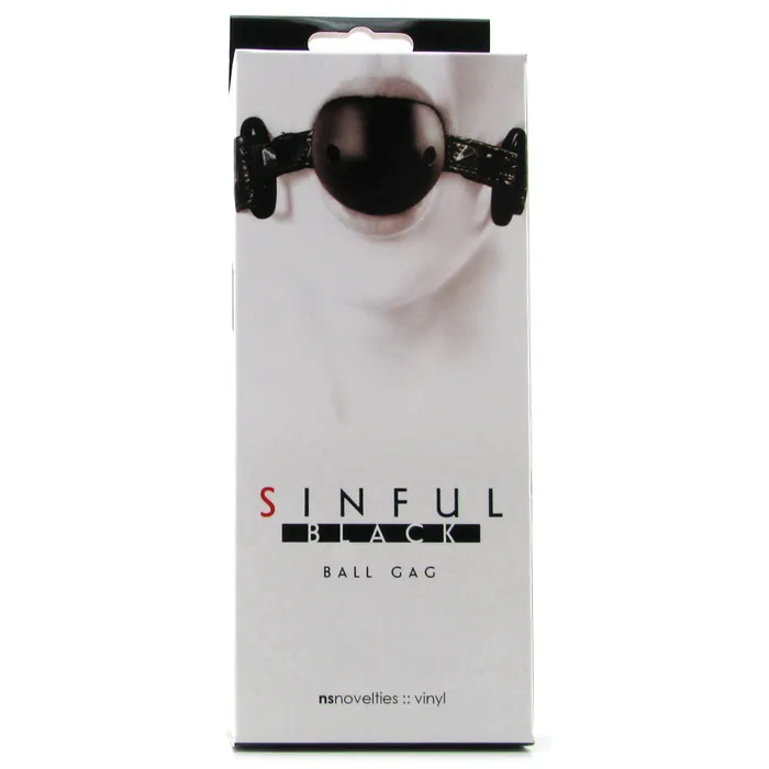 ns novelties Anal Sinful Ball Gag in Black