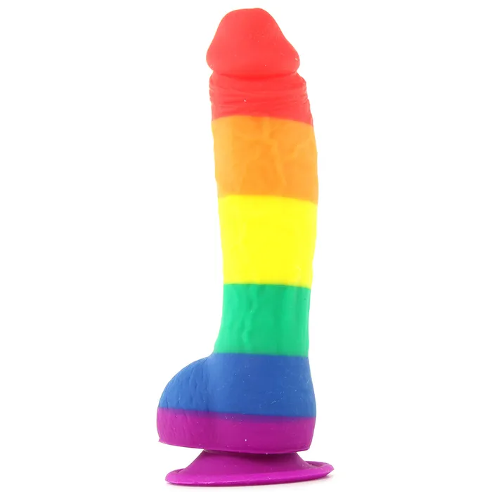 ns novelties Colours Pride Edition 6 Inch Silicone Dildo in Rainbow Dildos ns novelties Colours Pride Edition 6 Inch Silicone Dildo in Rainbow Dildos