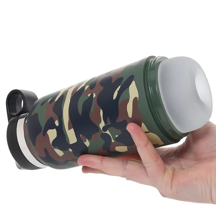 Pipedream PDX Plus Fap Flask Happy Camper Discreet Stroker Male Sex Toys