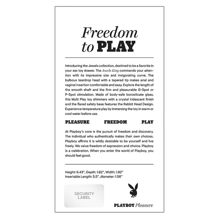 Playboy Jewels King EVOLVED Vibrators