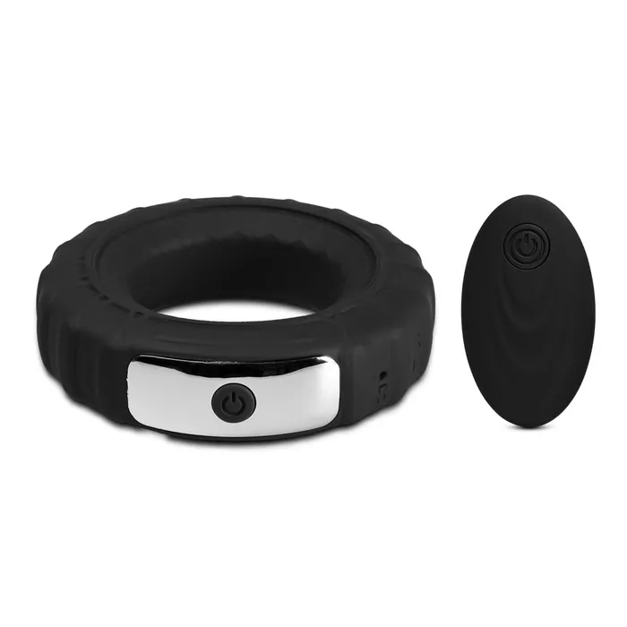 Remote Control Silicone Vibrating Cock Ring GHETTOFF Couples