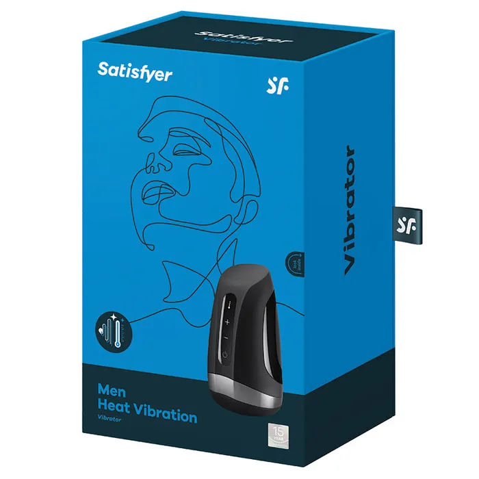 Satisfyer Men Heat VibrationBlack SATISFYER Vibrators