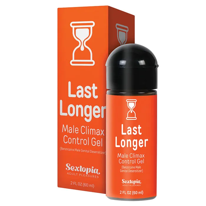 Sextopia Last Longer Male Climax Control Gel 2oz BODY ACTION Enhancers