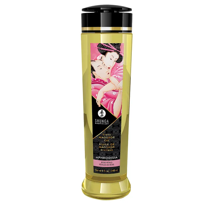 SHUNGA Couples Shunga Erotic Massage Oil AphrodisiaRoses 8oz