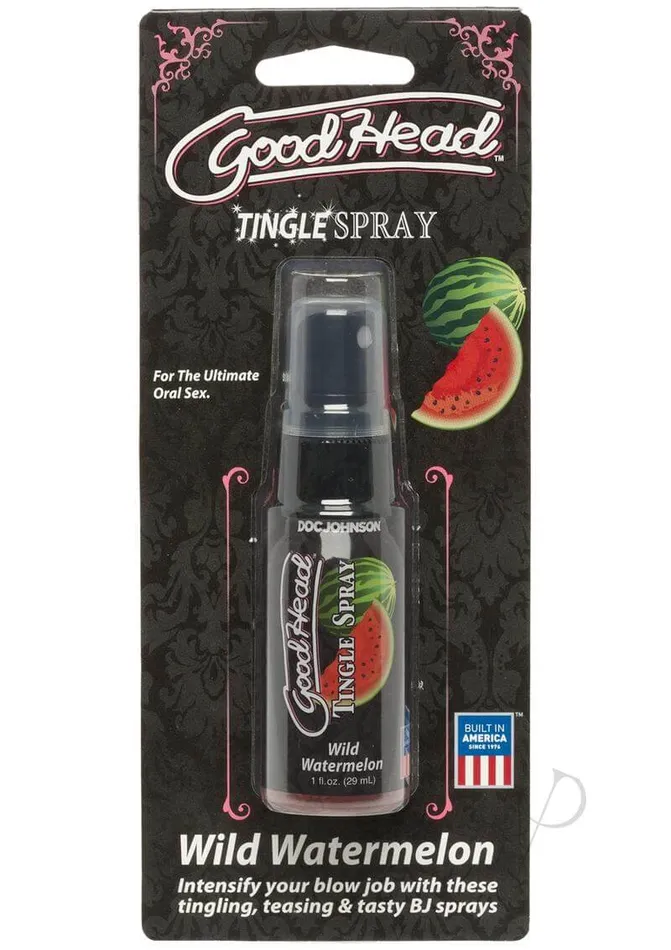 Vibrators Doc Johnson Enterprises Doc Johnson Goodhead Tingle Spray 1oz Watermelon Flavor Vibrators Doc Johnson Enterprises Doc Johnson Goodhead Tingle Spray 1oz Watermelon Flavor