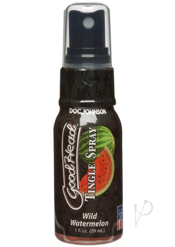 Vibrators Doc Johnson Enterprises Doc Johnson Goodhead Tingle Spray 1oz Watermelon Flavor